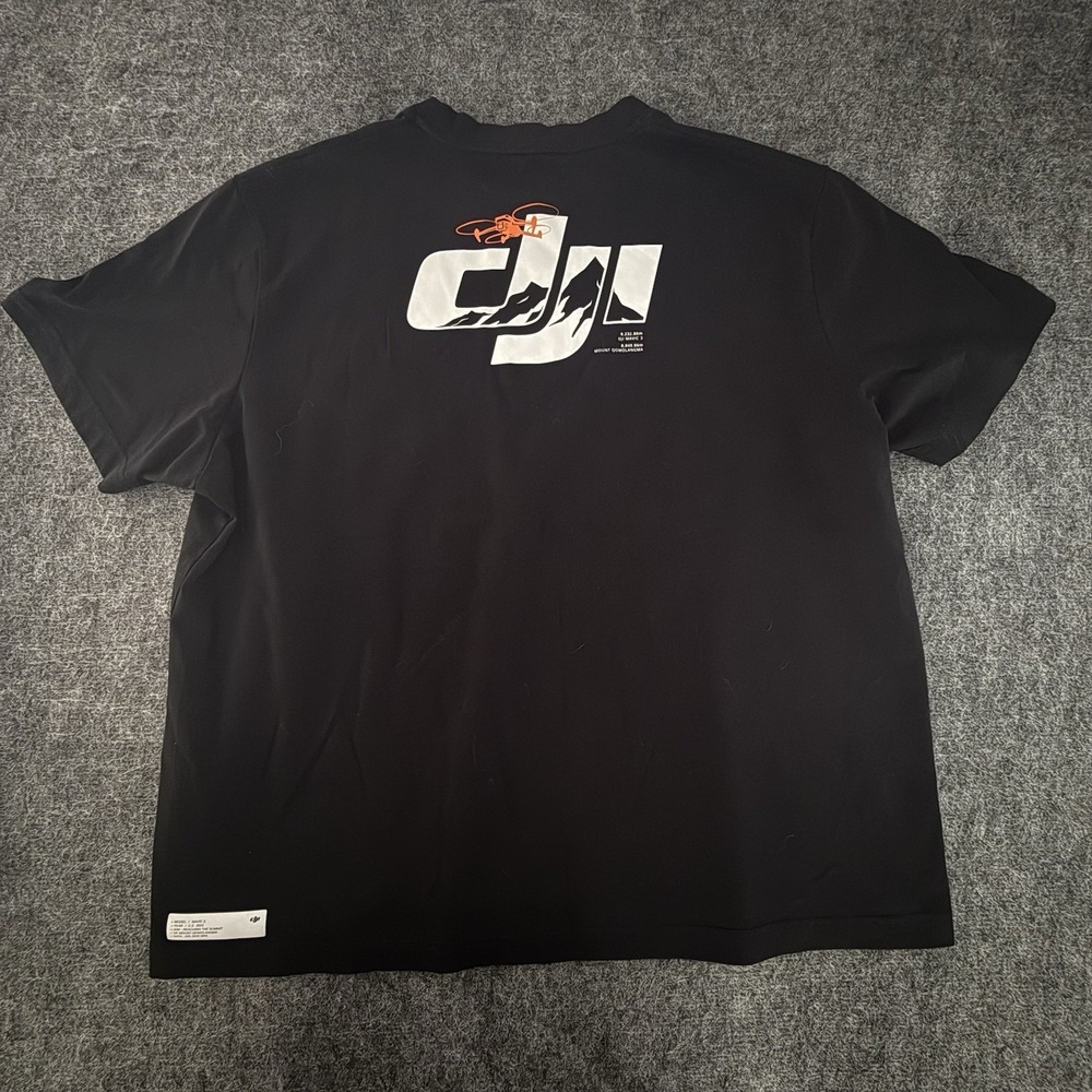 DJI Mavic 3 Mount Qomolangma Drone Promo T-Shirt 3XL Black Technical Techwear